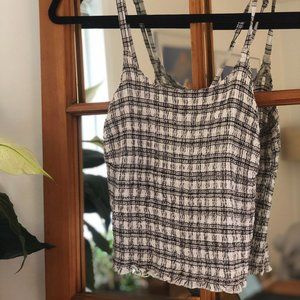 Gingam Hollister tank top, size xs-small